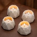 Set of Four Square Candle AK-001 (Copy)
