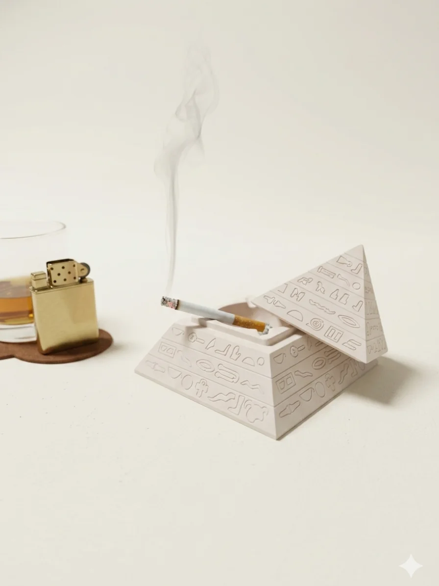 Pyramid ash tray 027 Pyramid Ash Tray 027 - Image 1