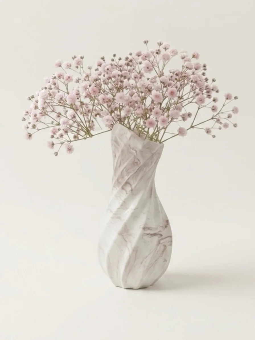 Swirl ribbed vase 022 Swirl Ribbed Vase 022 - Image 1